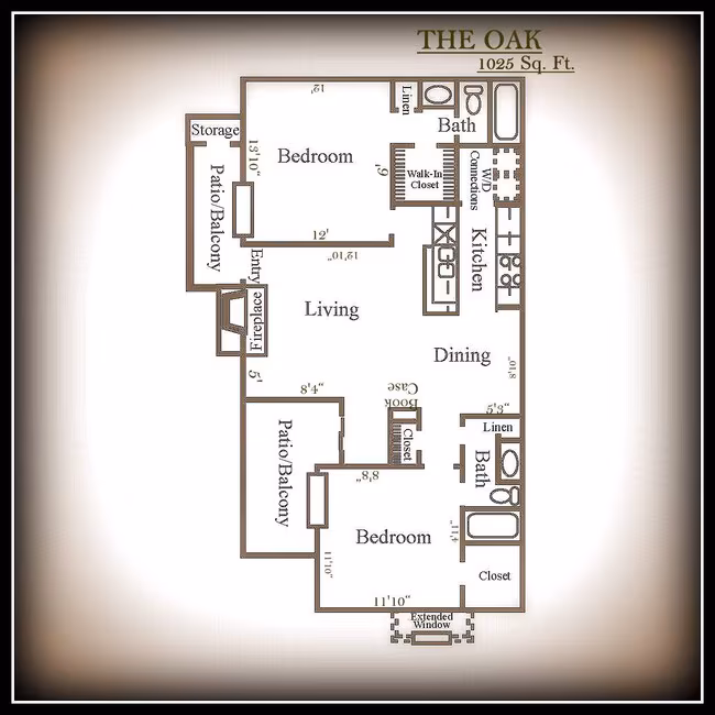 Unit 5953B 5951B floor plan